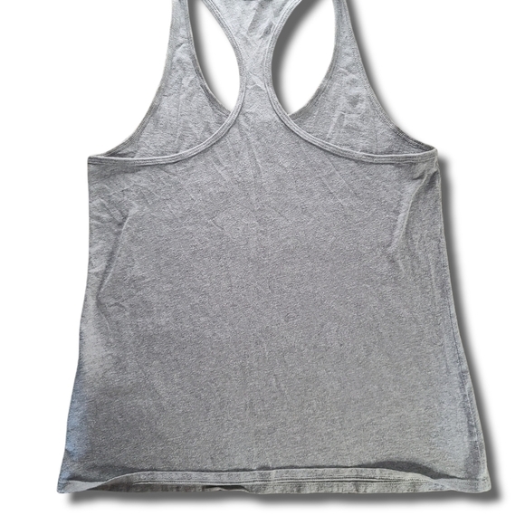 Nike grey black white logo athletic cut tanktop - Picture 3 of 3